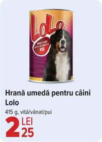 Carrefour Hrană umedă pentru câini Lolo Ofertă