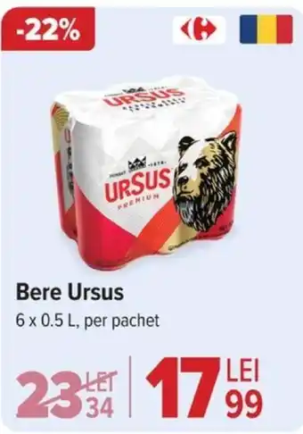 Carrefour Bere Ursus Ofertă