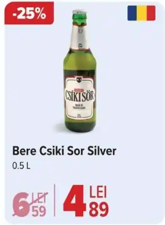 Carrefour Bere Csiki Sor Silver 0.5L Ofertă