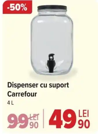 Carrefour Dispenser cu suport Carrefour 4L Ofertă