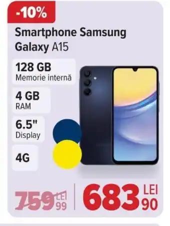 Carrefour Smartphone Samsung Galaxy A15 Ofertă
