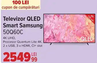 Carrefour Televizor QLED Smart Samsung 50Q60C Ofertă