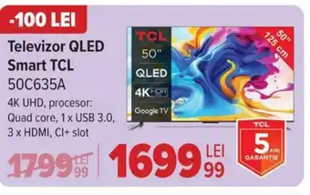 Carrefour Televizor QLED Smart TCL Ofertă
