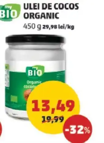 Penny ULEI DE COCOS BIO ORGANIC Ofertă