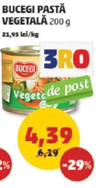 Penny BUCEGI PASTĂ VEGETALĂ Ofertă
