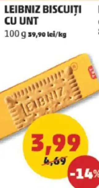 Penny LEIBNIZ BISCUIȚI CU UNT Ofertă