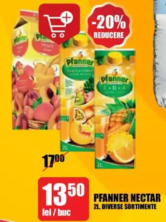 Auchan PFANNER NECTAR 2L Ofertă