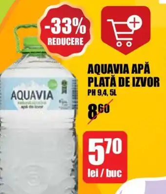 Auchan AQUAVIA APĂ PLATĂ DE IZVOR Ofertă