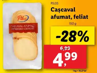 Lidl PILOS Cascaval afumat, feliat Ofertă