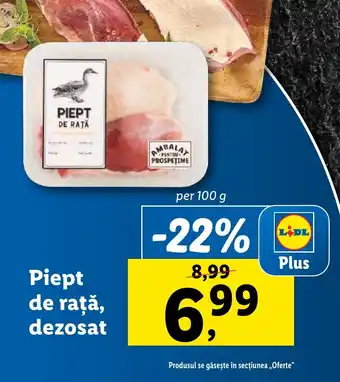 Lidl Piept de rață, dezosat Ofertă