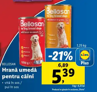 Lidl BELLOSAN Hrană umedă pentru câini Ofertă