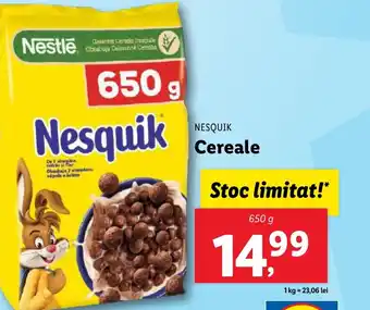 Lidl NESQUIK Cereale Ofertă