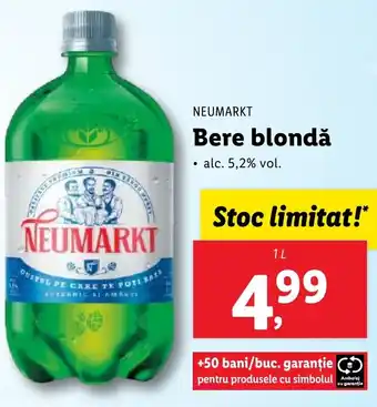 Lidl NEUMARKT Bere blondǎ Ofertă