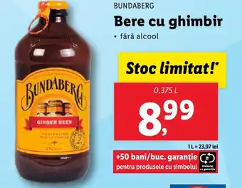 Lidl BUNDABERG Bere cu ghimbir Ofertă