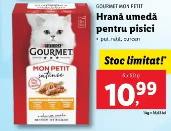 Lidl GOURMET MON PETIT Hrană umedă pentru pisici Ofertă