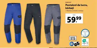 Lidl Pantaloni de lucru, bărbaţi Ofertă