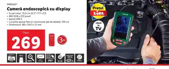 Cameră endoscopică cu display