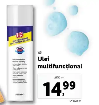 Lidl W5 Ulei multifuncțional Ofertă