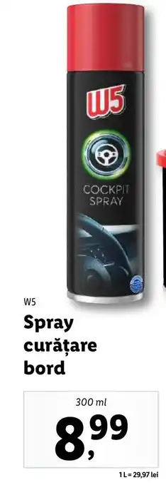 Lidl W5 Spray curăţare bord Ofertă