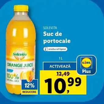 Lidl SOLEVITA Suc de portocale Ofertă