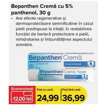 Dr.Max Bepanthen Cremă cu 5% panthenol, 30 g Ofertă