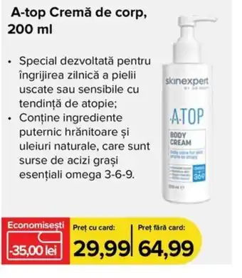 A-top Cremă de corp, 200 ml