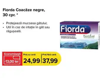 Fiorda Coacăze negre, 30 cpr
