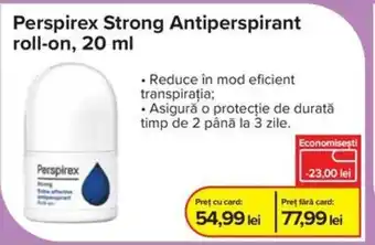 Dr.Max Perspirex Strong Antiperspirant roll-on, 20 ml Ofertă
