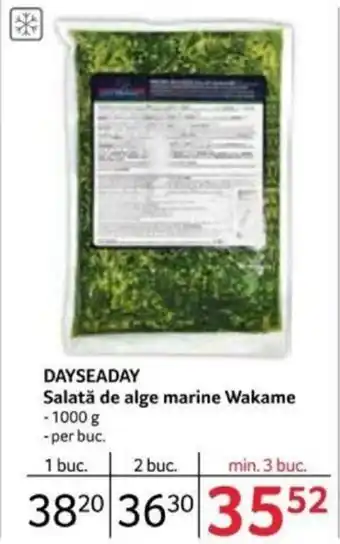 Selgros DAYSEADAY Salată de alge marine Wakame Ofertă