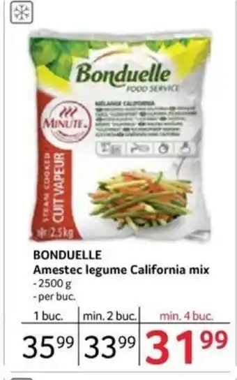 Selgros BONDUELLE Amestec legume California mix Ofertă