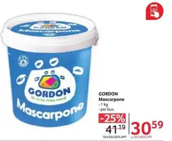 Selgros GORDON Mascarpone Ofertă