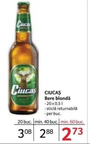 CIUCAS Bere blondǎ