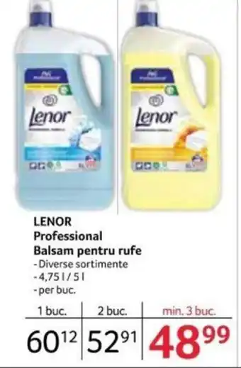 Selgros LENOR Professional Balsam pentru rufe Ofertă