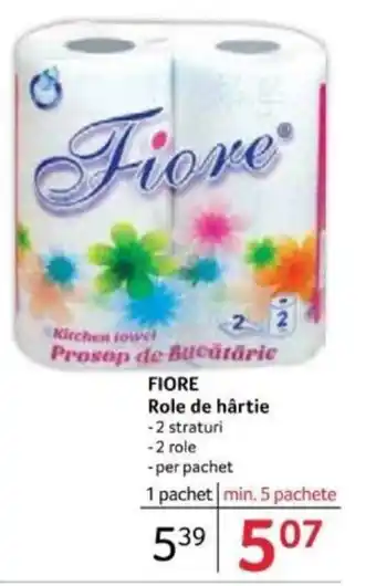 Selgros FIORE Role de hârtie Ofertă