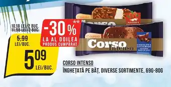 CORSO INTENSO ÎNGHEȚATĂ PE BĂŢ, DIVERSE SORTIMENTE, 69G-80G