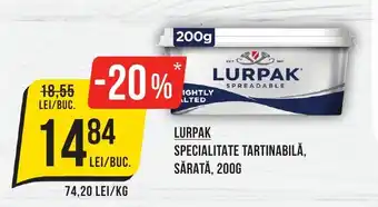 LURPAK SPECIALITATE TARTINABILĂ, SĂRATĂ, 200G