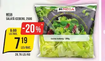 Mega Image MEGA SALATĂ ICEBERG, 250G Ofertă
