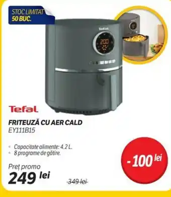 Flanco Tefal FRITEUZĂ CU AER CALD EY111B15 Ofertă