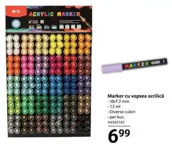 Selgros Marker cu vopsea acrilică Ofertă