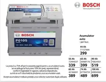 Selgros BOSCH Acumulator auto Ofertă