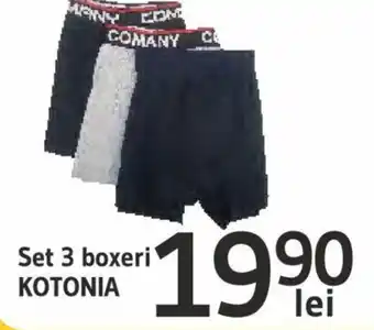 Supeco Set 3 boxeri KOTONIA Ofertă