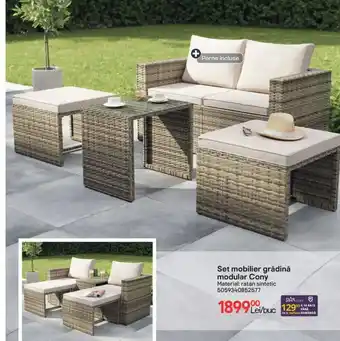 Brico Depôt Set mobilier grădină modular Cony Ofertă