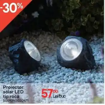 Brico Depôt Proiector solar LED tip rocǎ Ofertă