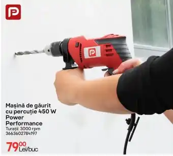 Brico Depôt Maşină de găurit cu percuție 450 W Power Performance Ofertă