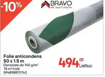 Brico Depôt Folie anticondens 50 x 1.5 m Ofertă