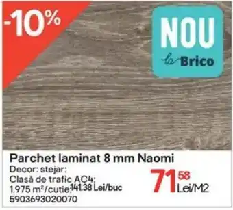 Brico Depôt Parchet laminat 8 mm Naomi Ofertă