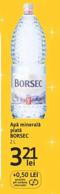 Supeco Apă minerală plată BORSEC 2L Ofertă