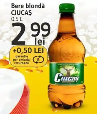 Supeco Bere blondă CIUCAȘ 0.5 L Ofertă