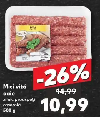 Kaufland Mici vită oaie Ofertă