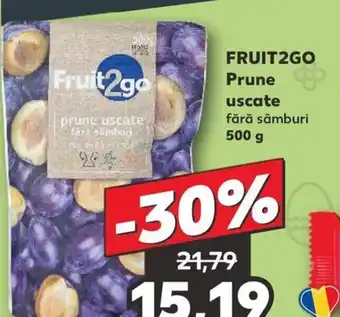 Kaufland FRUIT2GO Prune uscate Ofertă